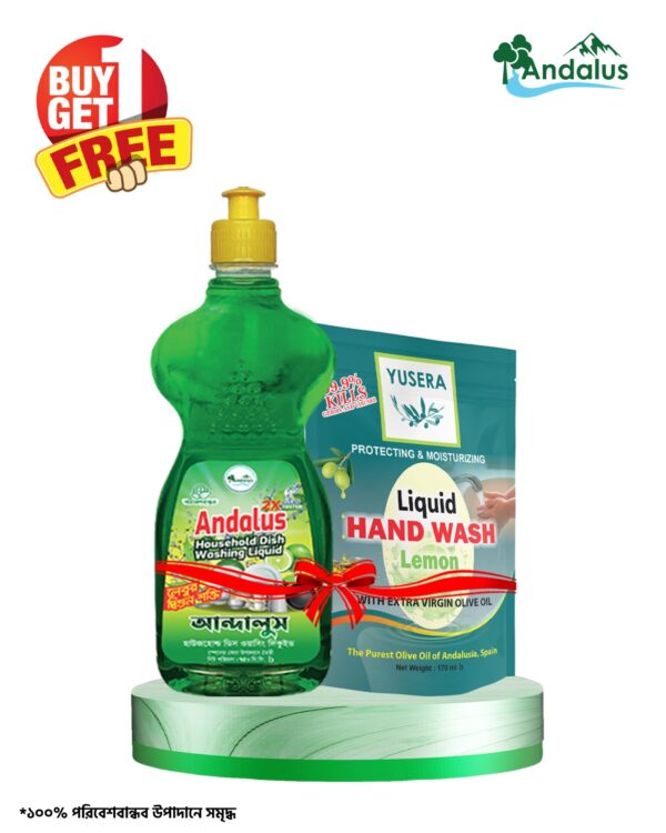 Buy Dishwashing Liquid 750ml Get Hand Wash (LEMON) REFILL 170ml Free